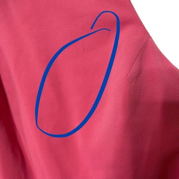 Anthropologie Jill Jill Stuart Pink Iva Crepe Bridesmaid Maxi Dress Long Gown 14 - Picture 11 of 13